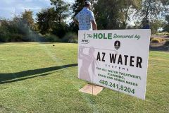 Golf Hole Sponsored by AZ Water Drain and Sewer Company