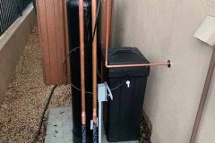 Water Softener Installed Outside the House